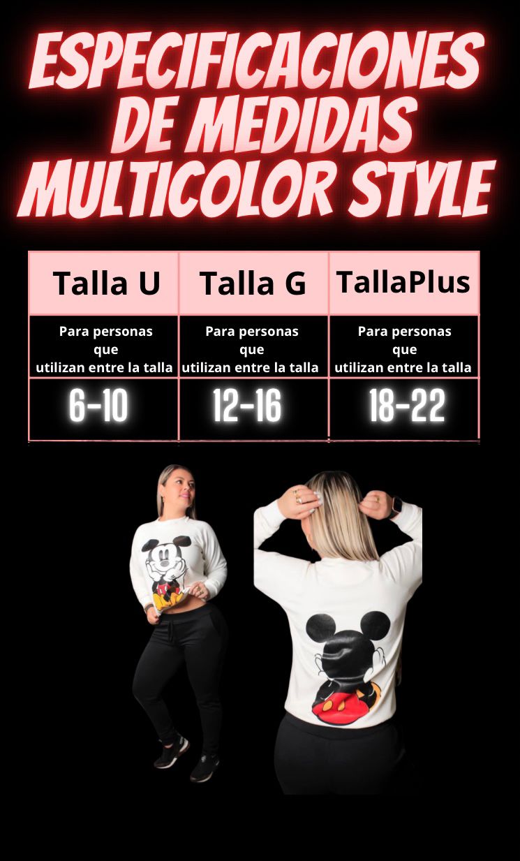 Conjuntos en algodon perchado licrado Minnie Manitas Rosado